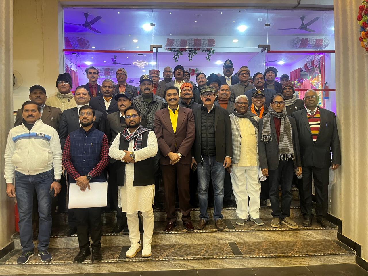 Upendra Kumar roushan with Team